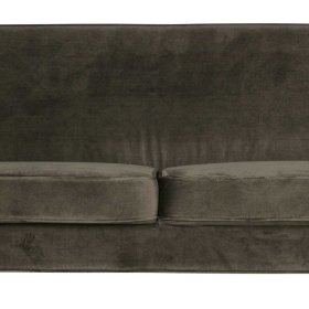 Couch Adamsa in Dunkelgrün Used Optik mit Webstoff – Ansicht 6