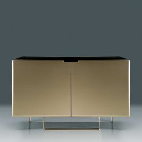 Sideboard modern Bertylan mit Bügelgestell 2 Soft Close Türen – Ansicht 2