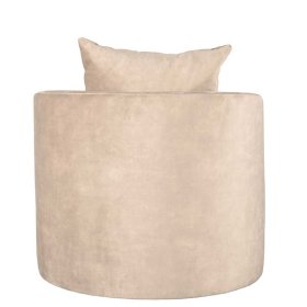 Wohnzimmersessel Beno aus Velours 75 cm hoch – Ansicht 8