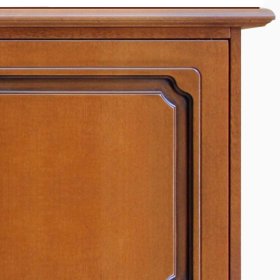 Kleiner TV Unterschrank Cadruna in Nussbaumfarben 60 cm hoch – Ansicht 4
