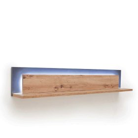 Anbauwand Lucisa in Eiche Optik und Anthrazit 330 cm breit (vierteilig) – Ansicht 10