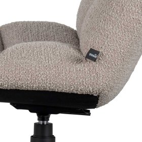 Wohnzimmer Sessel Nell II drehbar mit Boucle Stoff Bezug – Ansicht 9
