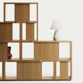 Regal Element 101 cm Kuta in Eichefarben furniert – Ansicht 8