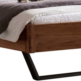 Modernes Design Bett Jenny im Industrie und Loft Stil mit Bügelgestell – Ansicht 5