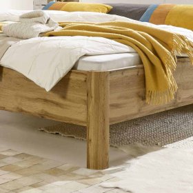 Schlafzimmerset Arivana in Eiche Weiß mit Doppelbett (vierteilig) – Ansicht 7