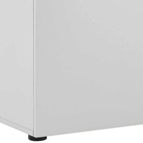 Officeschrank Veziran in Lichtgrau mit Metallgriffen – Ansicht 3