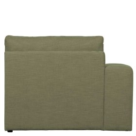 Couch Element mit Armlehne links Karyon in Graugrün - Modulsofa – Ansicht 7