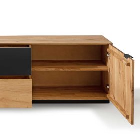 Fernsehunterschrank Housten in Wildeichefarben und Anthrazit – Ansicht 4