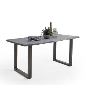 Holztisch Ireteo mit natürlicher Baumkante im Industry und Loft Stil – Ansicht 2