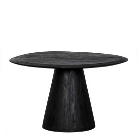 Schwarzer Wohnzimmer Tisch Cerbula in modernem Design 70 cm breit – Ansicht 2