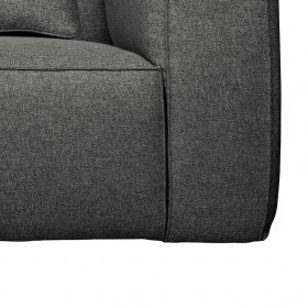 Dreisitzer Couch Vrisso mit grauem Stoffbezug in modernem Design – Ansicht 5