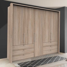 Komfort Schlafzimmerschrank Gehvonda in Eiche Sägerau Made in Germany – Ansicht 2