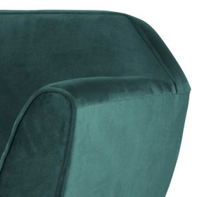 Loft Sessel Alasco in Petrol und Schwarz 47 cm Sitzhöhe – Ansicht 5