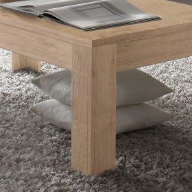 Wohnzimmer Couchtisch Lampione in Eiche im Retro Design – Ansicht 3