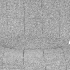 Polsterstuhl Esszimmer Set Barero in Grau und Schwarz mit Struktur Webstoff (2er Set) – Ansicht 8