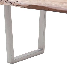 Holztisch Glasgow mit natürlicher Baumkante im Industry und Loft Stil – Ansicht 5