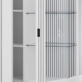 Wohnzimmervitrinenschrank Paros in modernem Design mit Glastür – Ansicht 6