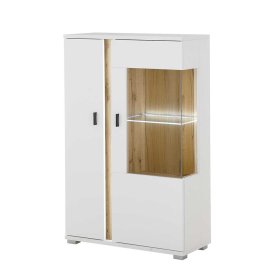 Dreiteilige Wohnwand Luzillo in modernem Design 125 cm hoch (dreiteilig) – Ansicht 5