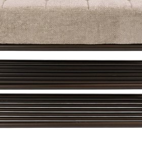 Sitzbank Flur San Bruma mit Ablage für Schuhe 86 cm breit – Ansicht 3