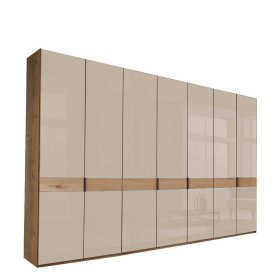 Schlafzimmerschrank Vericia in modernem Design mit Metallgriffen – Ansicht 1