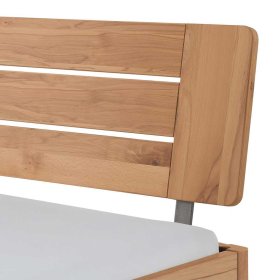 Wildbuche Doppelbett Piava aus Massivholz in modernem Design – Ansicht 4