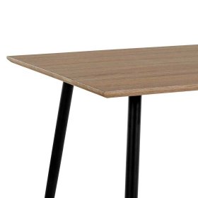 Küchen Tisch Baltra im Retrostil in Eichefarben und Schwarz – Ansicht 5