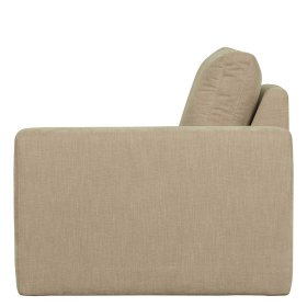 Sofa Element mit Armlehne rechts Pilamonia in Beige aus Webstoff – Ansicht 5