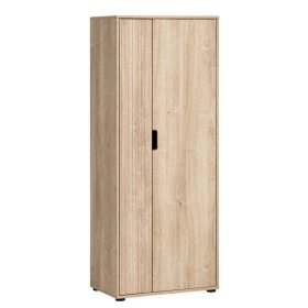 Büroschrank Rasvanna in Weißeiche Holzoptik 164 cm hoch – Ansicht 2