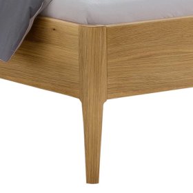 Doppelbett Eiche hell Sophiea aus Massivholz in modernem Design – Ansicht 5