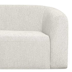 Skandi Design Couchecke Gordon in Cremefarben meliert mit Armlehne – Ansicht 8