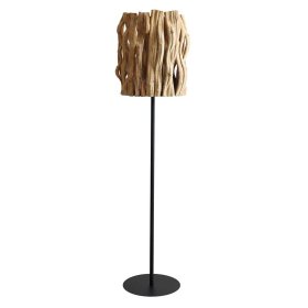 Stehleuchte Mauricios 140 cm hoch aus Treibholz und Metall – Ansicht 2
