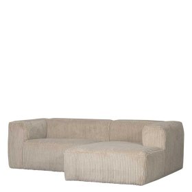 Ecksofa Danita aus Cord im Skandi Design – Ansicht 4