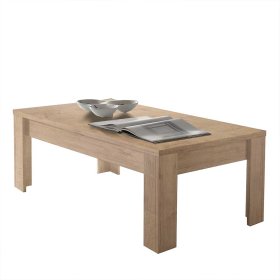 Wohnzimmer Couchtisch Lampione in Eiche im Retro Design – Ansicht 1