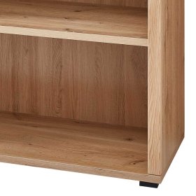 Aktenordnerregal Cacervo teilmassiv in Holzoptik foliert – Ansicht 4