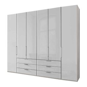 Falttürenschrank Monchy in Weiß Made in Germany – Ansicht 1