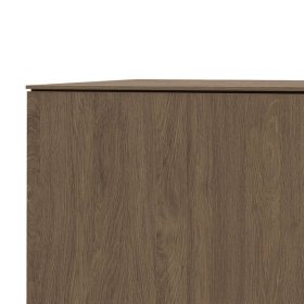 Wohnzimmerschrank Anuta in Nussbaumfarben 137 cm hoch – Ansicht 5