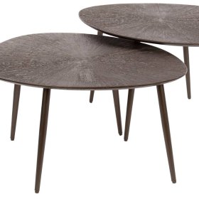 Satztisch Restania in organischer Form aus Metall (zweiteilig) – Ansicht 4