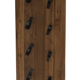 Flaschenhalter Koropi aus Teak Massivholz und Metall im rustikalen Landhausstil – Ansicht 7