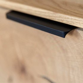 TV Board Tenna mit LED Beleuchtung und Hirnholz Applikation – Ansicht 8