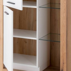 Anbauwand Asprecca 195 cm hoch und 43 cm tief (vierteilig) – Ansicht 9
