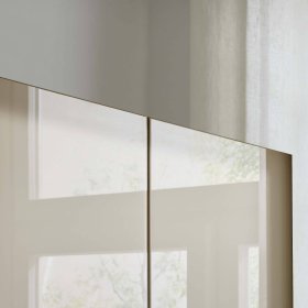 Drehtürenschrank Vericia in Champagner & Eiche Bianco 295 cm breit – Ansicht 14