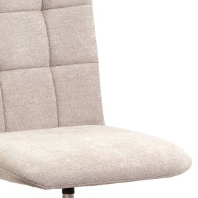 Esszimmerstuhl Tresema in Beige um 360 Grad drehbar (2er Set) – Ansicht 4
