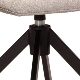 Esszimmerstuhl Tresema in Beige um 360 Grad drehbar (2er Set) – Ansicht 5
