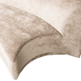 Sofa Yonella in Beige aus Chenillegewebe – Ansicht 5