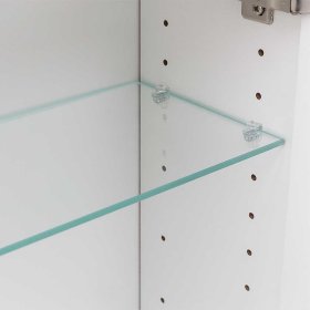 Bad Spiegelschrank Folcora 3-türig in Weiß – Ansicht 6