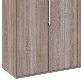 Moderner Jugendkleiderschrank Vasilio in Eiche Trüffelfarben mit Falttüren – Ansicht 4