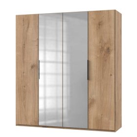 Kleiderschrank mit Spiegeltüren Grenvana Made in Germany - 200 cm breit – Ansicht 1