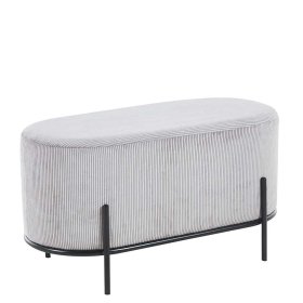 Cord Polsterhocker Ceusenia 80 cm breit in ovaler Form – Ansicht 2