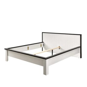 Landhausstil Doppel Bett Dionada 180x200 cm mit Kommoden & Paneel (dreiteilig) – Ansicht 4
