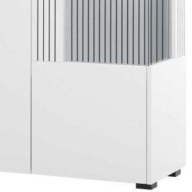 Wohnzimmervitrinenschrank Paros in modernem Design mit Glastür – Ansicht 5